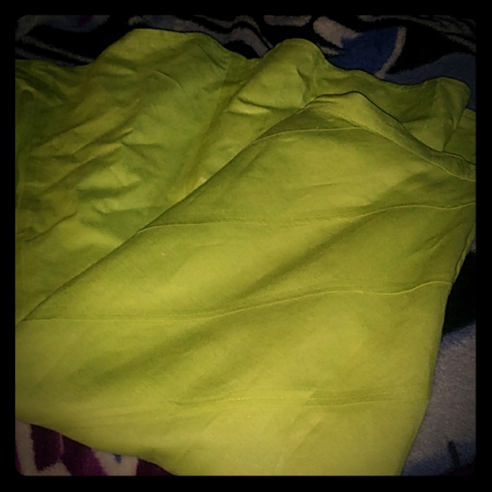 Scalloped flared skirt
